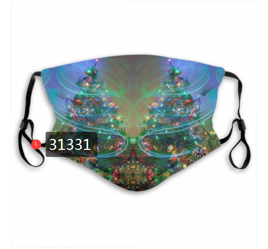 2020 Merry Christmas Dust mask with filter 92->mlb dust mask->Sports Accessory